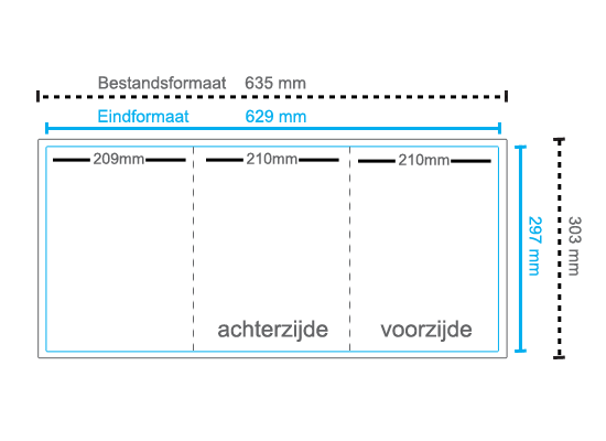 Folder Wikkel A4