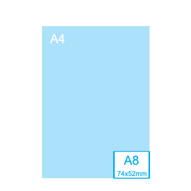 A8 Flyers (52 x 74 mm)