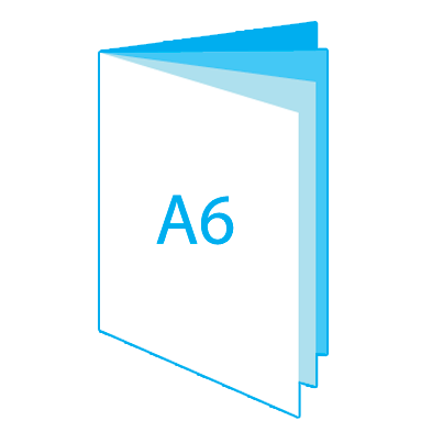 A6 staand (105 x 148 mm)