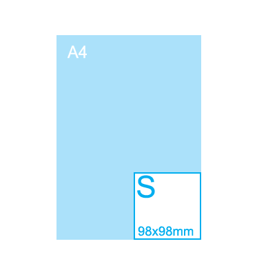 Vierkant S Flyers (98 x 98 mm)