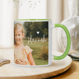 Mok met foto en tekst - Groen - 325 mlÂ 