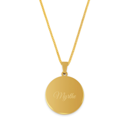 Goudkleurige naamhanger - Cirkel