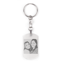 Sleutelhanger graveren met foto - Dogtag