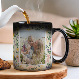 Magische mok met foto en tekst  - 325 ml 