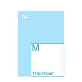 Sticker Vierkant M