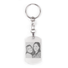 Sleutelhanger graveren met foto - Dogtag