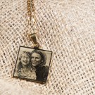 Goudkleurige fotohanger - Vierkant