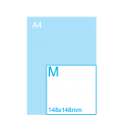 Sticker Vierkant M