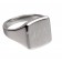 Zilveren zegelring graveren - Heren - Maat 19