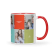 Mok met foto en tekst - Rood  - 325 mlÂ 
