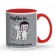 Liefde is... mok bedrukken - Rood