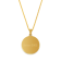 Goudkleurige naamhanger - Cirkel