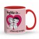 Liefde is... mok bedrukken - Rood