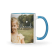 Mok met foto en tekst - Blauw - 325 ml 