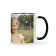 Mok met foto en tekst - Zwart - 325 ml 