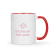 Mok met foto en tekst - Rood  - 325 mlÂ 