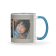 Mok met foto en tekst - Blauw - 325 ml 