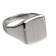 Zilveren zegelring graveren - Heren - Maat 21