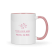 Mok met foto en tekst - Roze  - 325 mlÂ 
