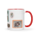 Mok met foto en tekst - Rood  - 325 mlÂ 