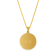 Goudkleurige naamhanger - Cirkel