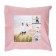 Kussensloop bedrukken - Liefde - Roze - 40x40cm - Ongevuld