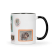 Mok met foto en tekst - Zwart - 325 ml 