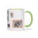 Mok met foto en tekst - Groen - 325 mlÂ 