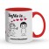 Liefde is... mok bedrukken - Rood