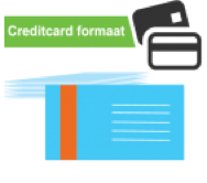 Visitekaartjes bestellen credit card formaat