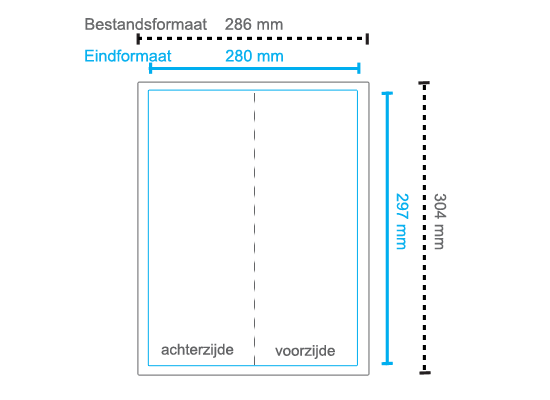 Menukaart 280x297mm